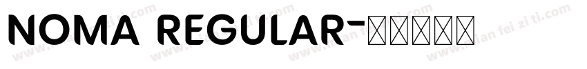 NOMA Regular字体转换